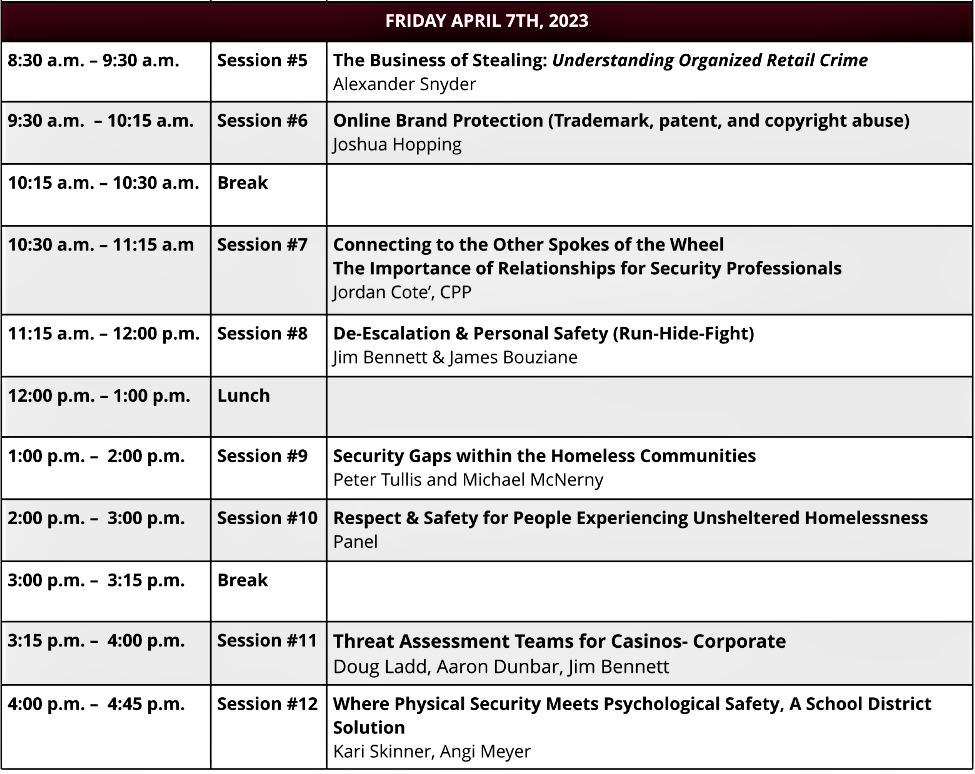 Join Us at the 2023 ASIS Northwest Security Conference
